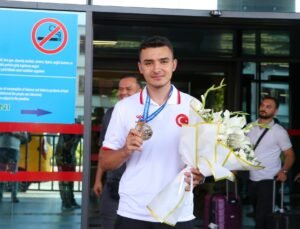 Avrupa ikincisi Bahadır Beydüz, Kayseri’de karşılandı